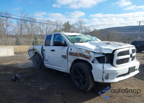 2019 Ram 1500 Classic Express 4X4 6'4 Box from USA, damaged, VIN 1C6RR7FG5KS547886